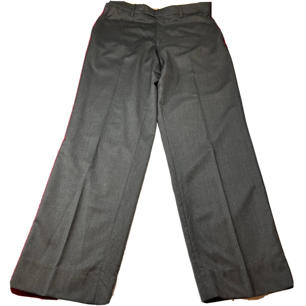 BALLIN dark gray Pants 34 CLASSIC Comfort-EZE Pure New WOOL Mens Dressy Work 34